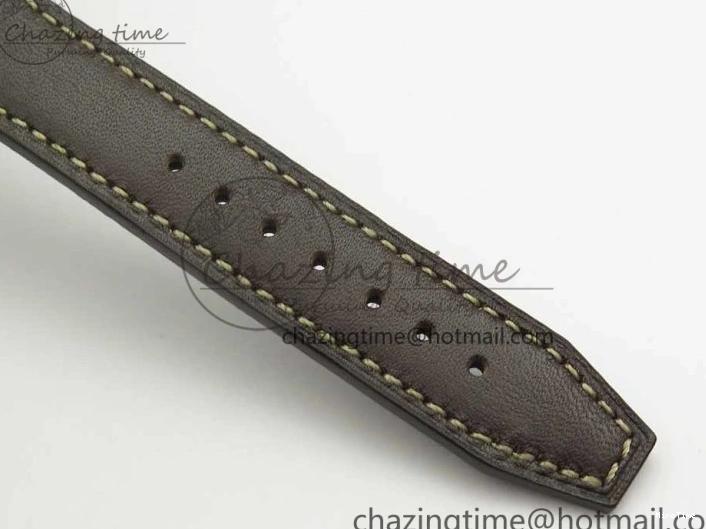 MIROTIME 0310 SmartChoice Mark XVIII IW327006 Titanium M+F 1:1 Best Edition Black Dial on Brown Leather Strap A 7145